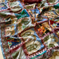 Steel Blue Kalamkari Print Saree