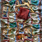 Steel Blue Kalamkari Print Saree