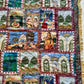 Steel Blue Kalamkari Print Saree