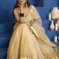 Champagne Beaded Silk Lehenga