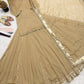 Champagne Beaded Silk Lehenga