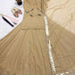 Champagne Beaded Silk Lehenga