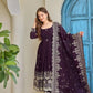 Embroidered Faux Georgette Anarkali Set with Dupatta