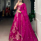 Embroidered Naysha Fabric Lehenga Choli with Organza Dupatta for Wedding and Festive Wear
