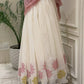 Ivory Lotus Embroidered Anarkali