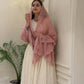 Ivory Lotus Embroidered Anarkali