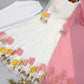 Ivory Lotus Embroidered Anarkali