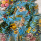 Blue Floral Print Saree