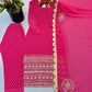 Rani Pink Polka Print Sharara
