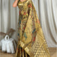 Zari Jacquard Tissue Silk Saree
