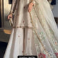 Ivory Zari Embroidered Palazzo Suit