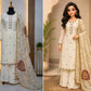 Ivory Zari Embroidered Palazzo Suit