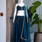 Pearl Trim Organza Lehenga Set
