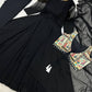Black Printed Koti Anarkali Gown
