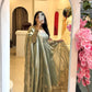 Sage Sequin Embroidered Anarkali