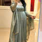Sage Sequin Embroidered Anarkali