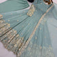 Sage Sequin Embroidered Anarkali