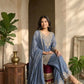 Beautiful Rangoli Crush Zari Embroidery Kurta 3 piece set