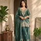 Beautiful Rangoli Crush Zari Embroidery Kurta 3 piece set
