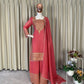 Embroidered Crunchy Fabric Kurta Palazzo Set with Dupatta for Festive Wear