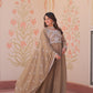 Sequin Bead Umbrella Anarkali Gown