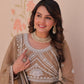 Sequin Bead Umbrella Anarkali Gown