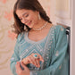 Sequin Bead Umbrella Anarkali Gown