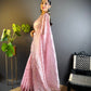 Sequin Scroll Embroidered Saree