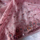 Sequin Scroll Embroidered Saree