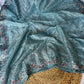 Sequin Scroll Embroidered Saree