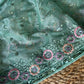 Sequin Scroll Embroidered Saree
