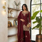 Rangoli Crush Zari Embroidery Kurta Set