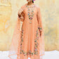 Designer Faux Georgette Embroidered Palazzo Set