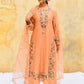 Designer Faux Georgette Embroidered Palazzo Set