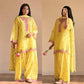 Ivory Embroidered Farshi Suit