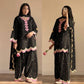 Ivory Embroidered Farshi Suit