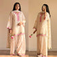 Ivory Embroidered Farshi Suit