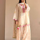 Ivory Embroidered Farshi Suit
