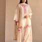 Ivory Embroidered Farshi Suit
