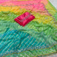 Rainbow Bandhani Leheriya Saree