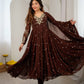 Mirror Sequin Embroidered Anarkali