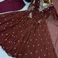Mirror Sequin Embroidered Anarkali