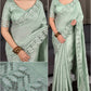 Leaf Cutwork Border Saree