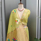 Zari Duck Motif Saree