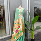 Zari Duck Motif Saree