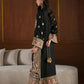 Black Paisley Embroidered Kaftan