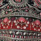Black Paisley Embroidered Kaftan