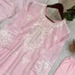 Blush Sequin Embroidered Suit Set