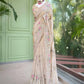 Floral Sequin Border Saree
