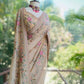 Floral Sequin Border Saree